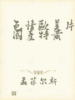 色情欧美片午夜国产特黄