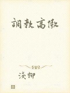 调教高傲
