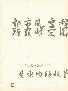 都市风云超前更新巅峰宏图笔趣阁