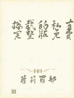 总裁的私有宝贝完整版免费阅读