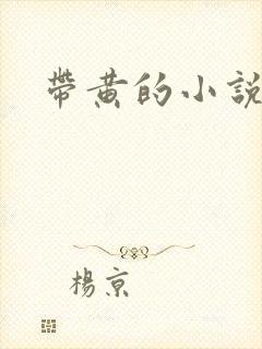 带黄的小说