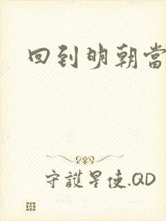 回到明朝当太子