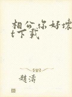 相公你好坏txt下载