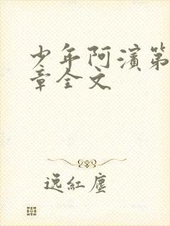 少年阿滨第13章全文