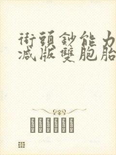 街头钞能力无删减版双胞胎