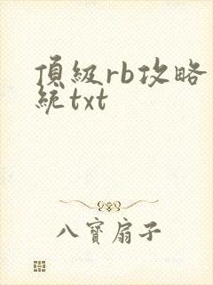 顶级rb攻略系统txt