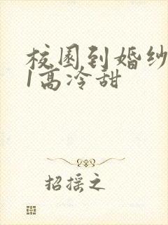 校园到婚纱1V1高冷甜