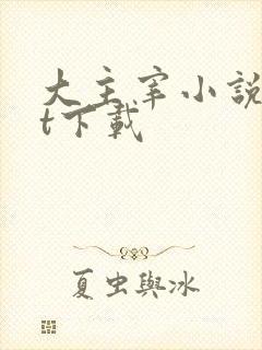 大主宰小说txt下载