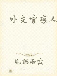 外交官恋人小说