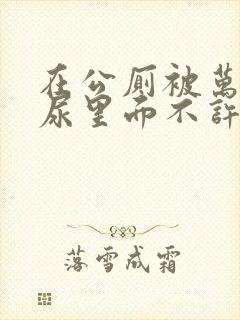 在公厕被万人c尿里面不许漏