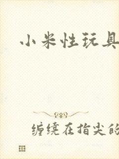 小米性玩具日记