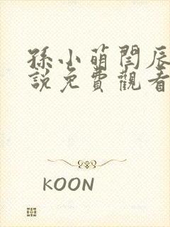 孙小萌闫辰的小说免费观看