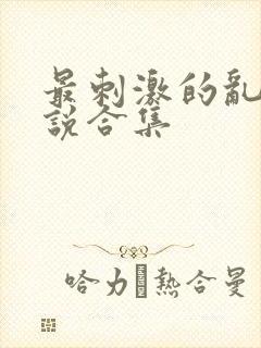 最刺激的乱惀小说合集