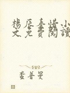 杨辰秦惜小说全文免费阅读完整版