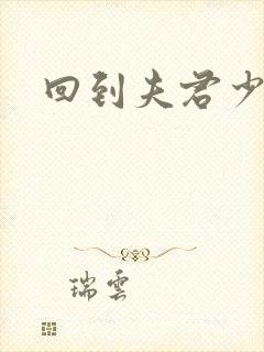 回到夫君少年时