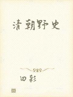 清朝野史