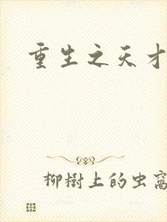 重生之天才女将