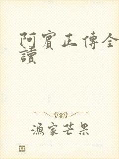 阿宾正传全文阅读