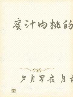 蜜汁肉桃的简介