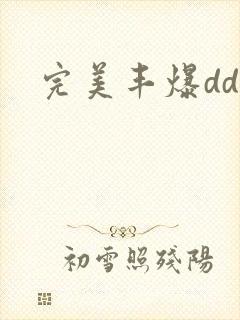 完美丰爆dd大