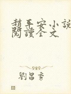 赵平安小说免费阅读全文