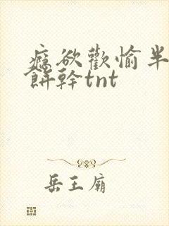 瘾欲欢愉半块小饼干tnt