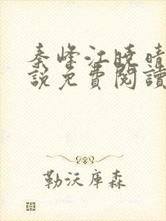 秦峰江晓晴的小说免费阅读