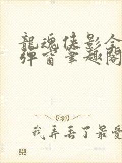 龙魂侠影全文无弹窗笔趣阁