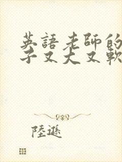 英语老师的小兔子又大又软