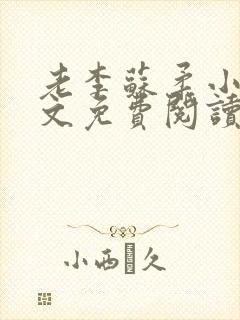 老李苏柔小说全文免费阅读