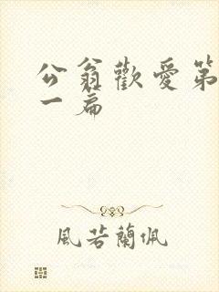 公翁欢爱第三十一篇