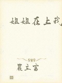 姐姐在上我在下