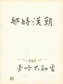 那时汉朝