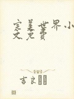 完美世界小说全文免费