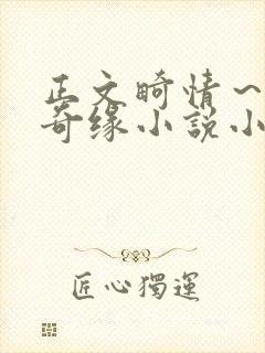 正文畸情～内裤奇缘小说小茹