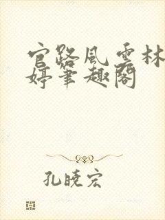 官路风云林海姜婷笔趣阁