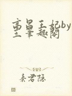 高昌王妃by黛玉笔趣阁