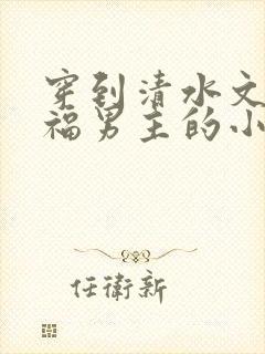 穿到清水文里造福男主的小说