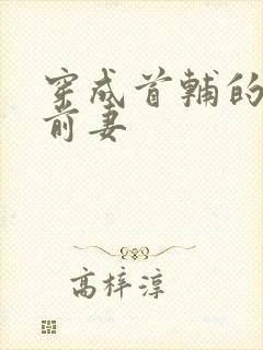 穿成首辅的炮灰前妻