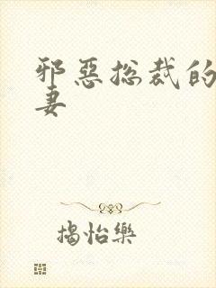 邪恶总裁的娇宠妻