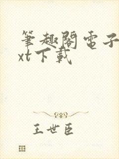 笔趣阁电子书txt下载