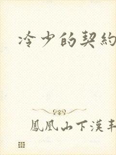 冷少的契约囚奴