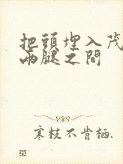 把头埋入茂密的两腿之间