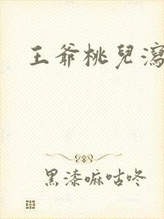 王爷桃儿泻了