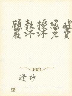 顾教授您醒了吗严沐沐免费阅读全文小说