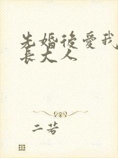 先婚后爱我的市长大人