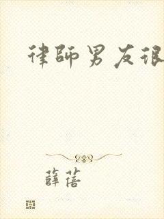 律师男友很难撩