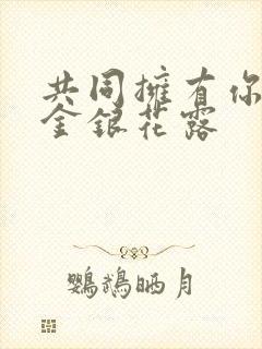 共同拥有你by金银花露