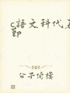 c语文科代表一节