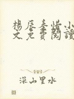 杨辰秦惜小说全文免费阅读完整版